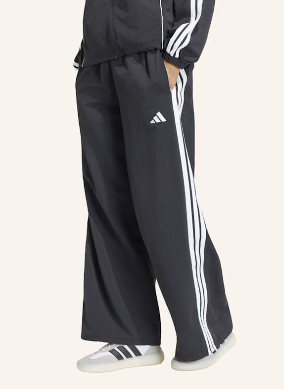 adidas ICONIC BUNGEES-TRAININGSHOSE, GEWEBT, WEITES BEIN SCHWARZ/ WEISS