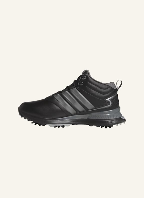 adidas R2C MID-CUT CLIMAPROOF GOLFSCHUH, WEITE PASSFORM SCHWARZ/ GRAU/ SILBER