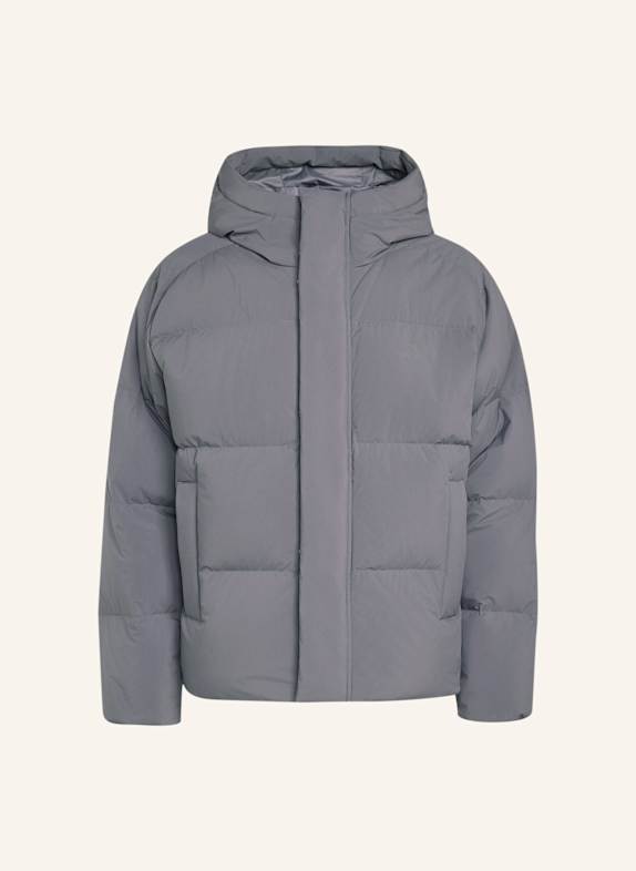 adidas HELIONIC PUFFER JACKE KAPUZE GRAU