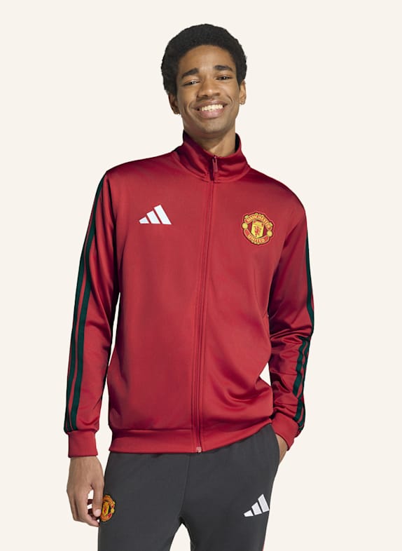 adidas MANCHESTER UNITED DNA TRAININGSJACKE ROT