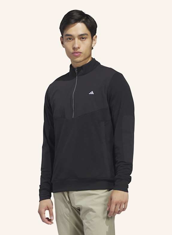 adidas ULTIMATE365+ COURSE CONTROL HYBRID QUARTER-ZIP SWEATSHIRT SCHWARZ