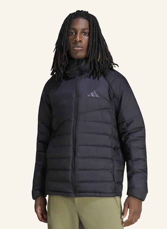 adidas TERREX TERREX XPERIOR DAUNENJACKE, CLIMAWARM+, KAPUZE SCHWARZ