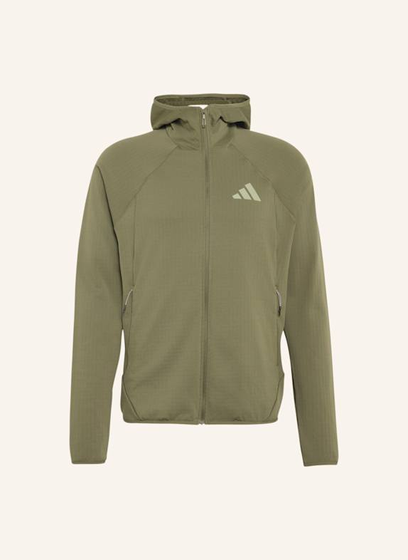 adidas TERREX TERREX XPERIOR CLIMAWARM+ VENTKNIT FLEECE-KAPUZENJACKE GRÜN