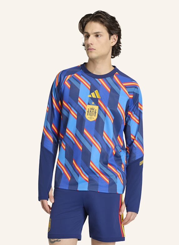 adidas SPANIEN 26 PRE-MATCH HEIMSWEATSHIRT BLAU
