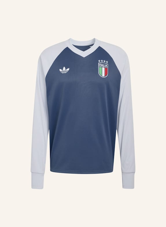 adidas ITALIEN 26 PRE-MATCH WARM AUSWÄRTS-OBERTEIL BLAU