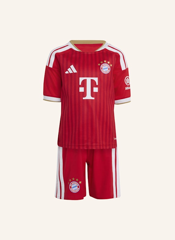 adidas FC BAYERN MÜNCHEN 26/27 KIDS HEIMAUSRÜSTUNG ROT/ WEISS
