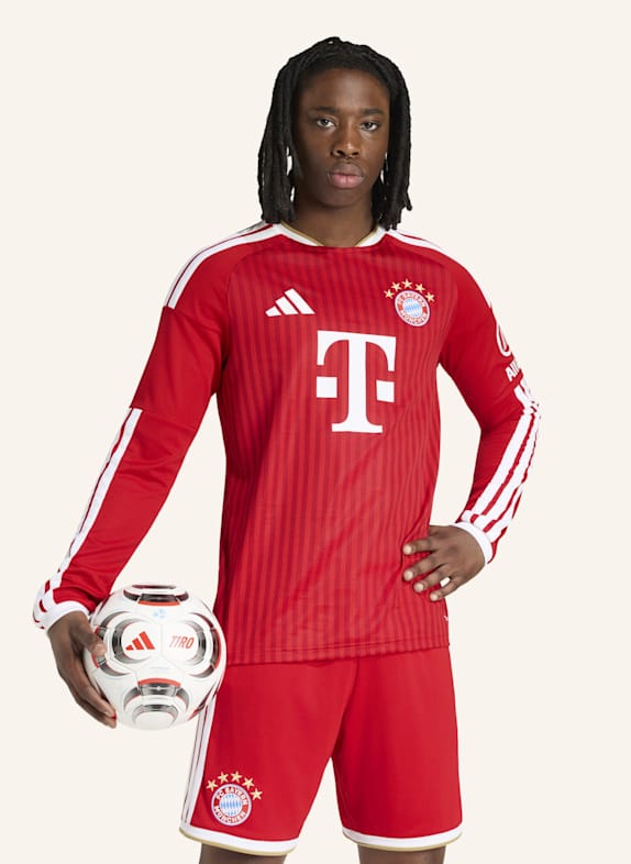 adidas FC BAYERN MÜNCHEN 26/27 HEIMTRIKOT, LANGÄRMELIG ROT/ WEISS