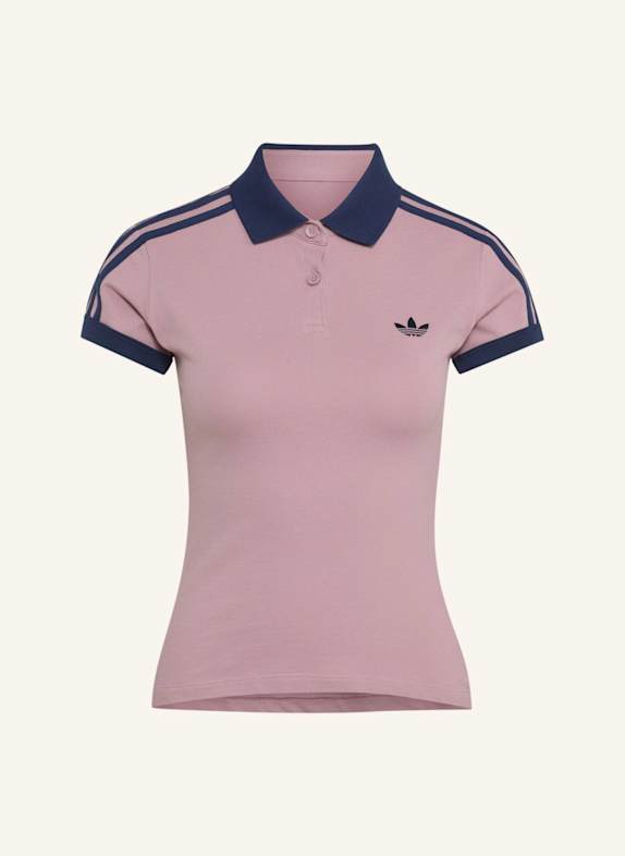 adidas Originals 3-STREIFEN POLOSHIRT LILA/ BLAU