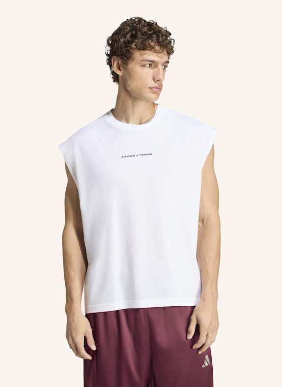 adidas Originals TENNIS CULTURE T-SHIRT, GRAFIK WEISS