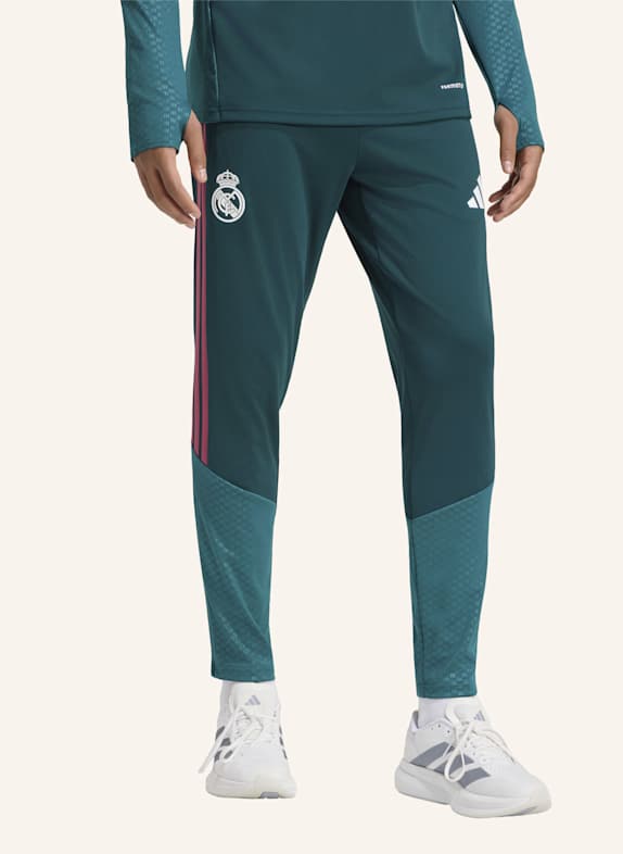 adidas REAL MADRID 26/27 TIRO26 COMPETITION TRAININGSHOSE GRÜN/ ROSA