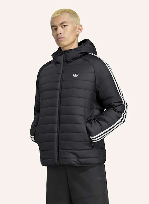 adidas Originals 3-STREIFEN JACKE, GEFÜTTERT SCHWARZ