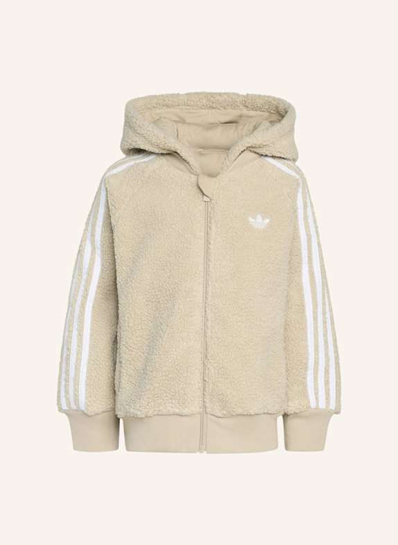 adidas Originals ADIDAS CARE BEARS SST TEDDY FLEECE TRACK TOP MIT KAPUZE BEIGE
