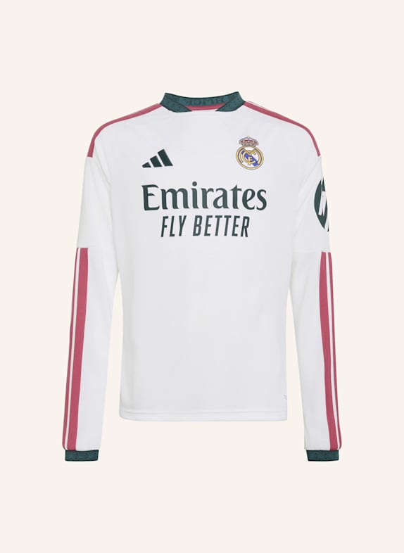 adidas REAL MADRID 26/27 KIDS HEIMTRIKOT, LANGÄRMELIG WEISS