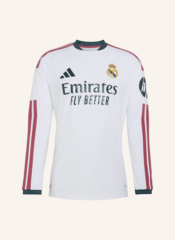 adidas REAL MADRID 26/27 AUTHENTIC HEIMTRIKOT, LANGÄRMELIG WEISS