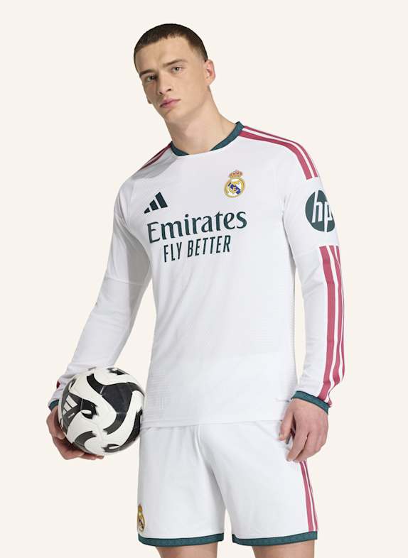 adidas REAL MADRID 26/27 AUTHENTIC HEIMTRIKOT, LANGÄRMELIG WEISS