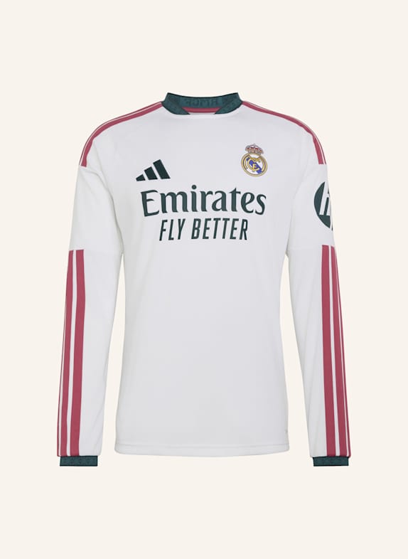 adidas REAL MADRID 26/27 HEIMTRIKOT, LANGÄRMELIG WEISS