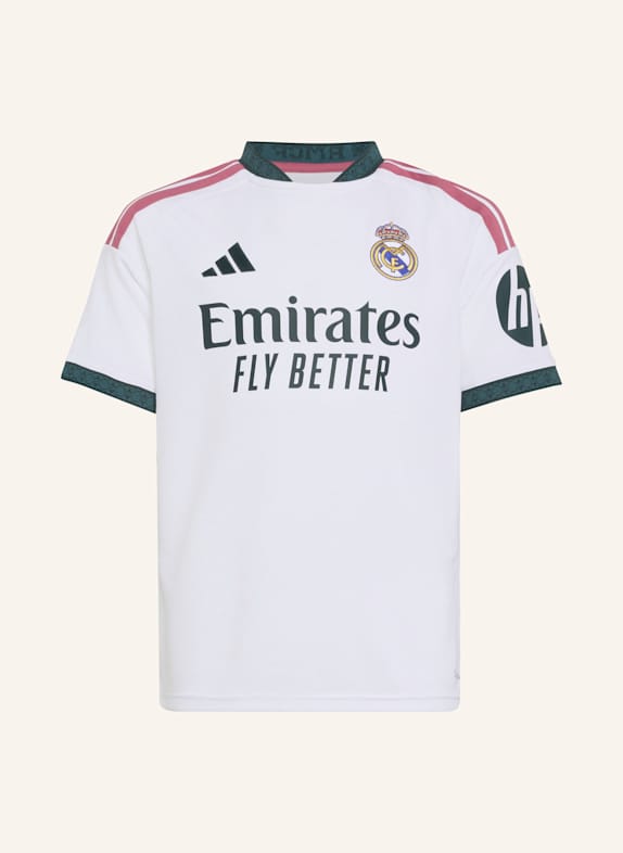 adidas REAL MADRID 26/27 KIDS HEIMAUSRÜSTUNG WEISS