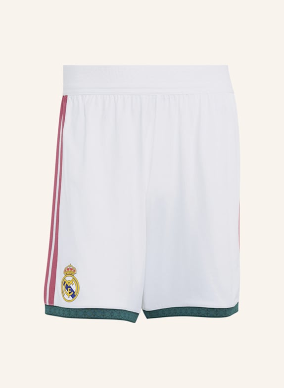 adidas REAL MADRID 26/27 HEIMSHORTS AUTHENTIC WEISS