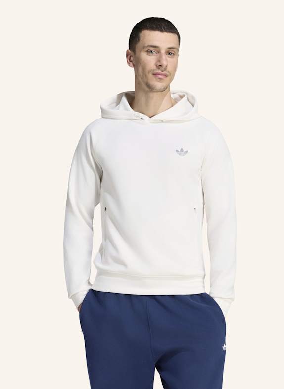 adidas Originals TREFOIL ESSENTIALS SPACER HOODIE WEISS