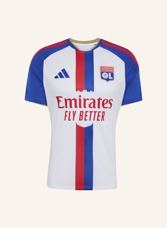 adidas OLYMPIQUE LYON 26/27 HEIMTRIKOT WEISS