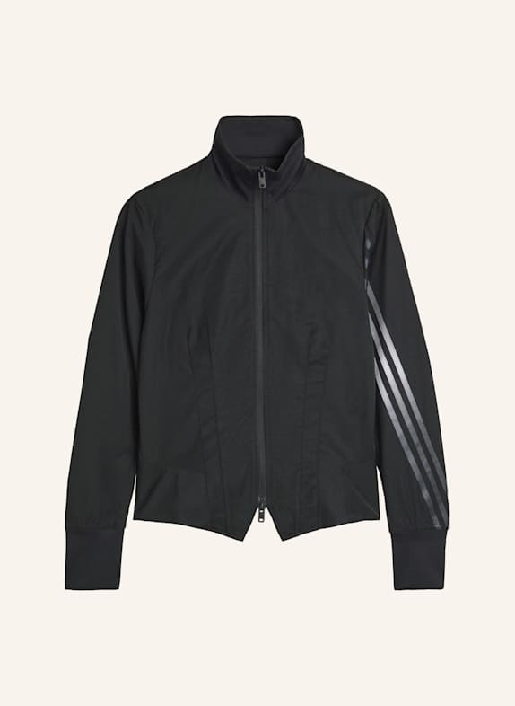 Y-3 Y-3 3-STREIFEN NYLON-TRAININGSJACKE MIT FARBVERLAUF SCHWARZ