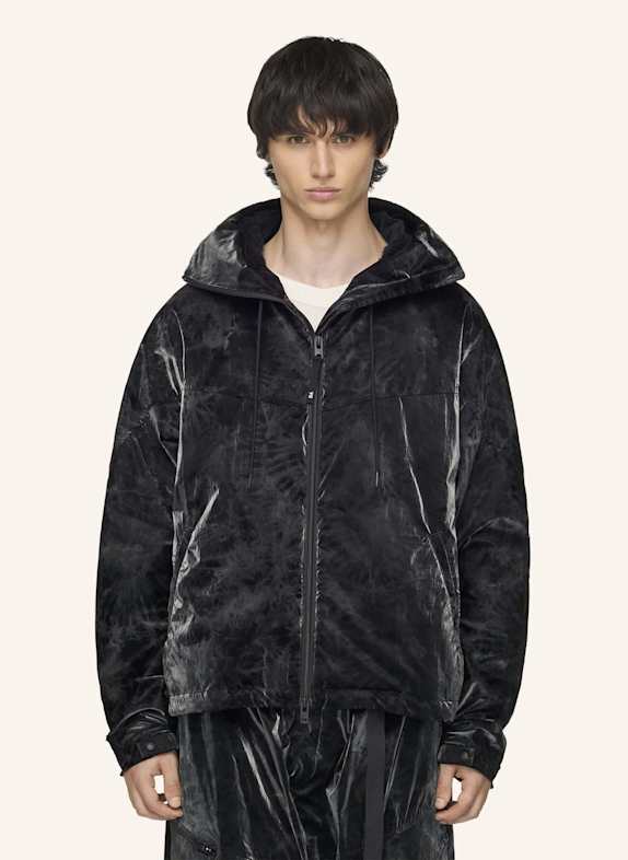 Y-3 Y-3 MARBLE NYLON WINDBREAKER SCHWARZ