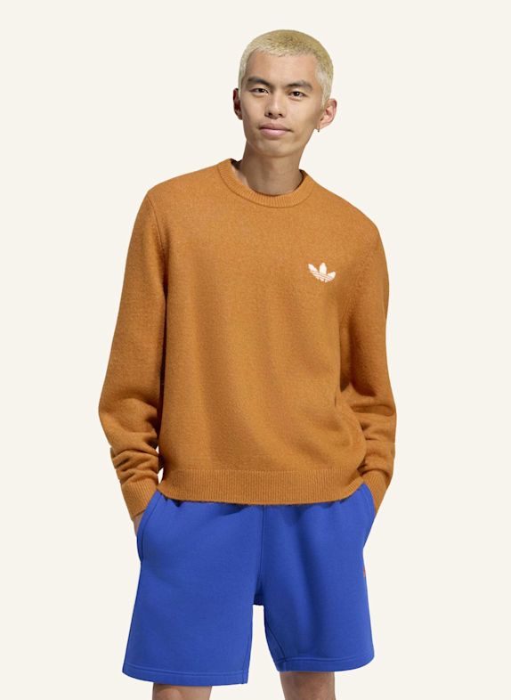 adidas Originals TREFOIL ESSENTIALS STRICKPULLOVER BEIGE