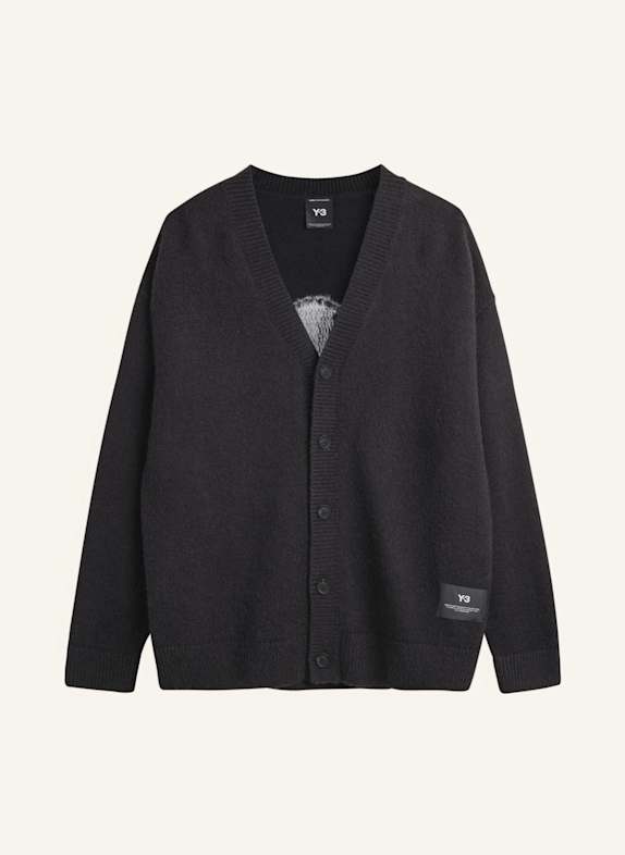 Y-3 Y-3 CHITO GRAFIK STRICKJACKE SCHWARZ
