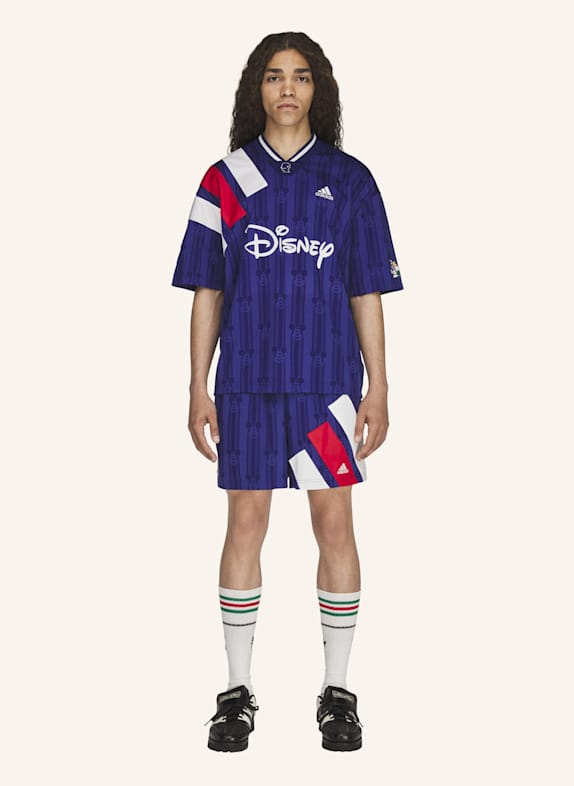 adidas Originals BRAIN DEAD DISNEY FUSSBALLSHORTS BLAU