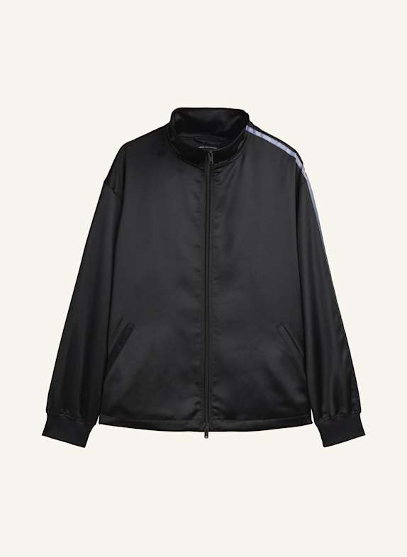 Y-3 Y-3 SATIN GRADIENT 3-STREIFEN TRAININGSJACKE SCHWARZ