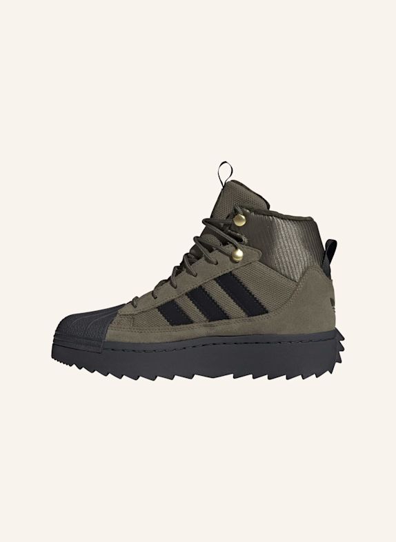 adidas Originals ADIDAS SUPERSTAR WINTER TREK SCHUH GRÜN / SCHWARZ