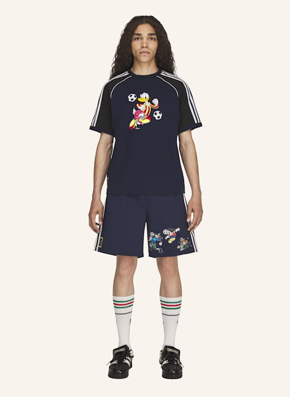 adidas Originals BRAIN DEAD DISNEY SHORTS BLAU