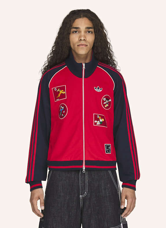 adidas Originals BRAIN DEAD DISNEY ORIGINALS JACKE ROT