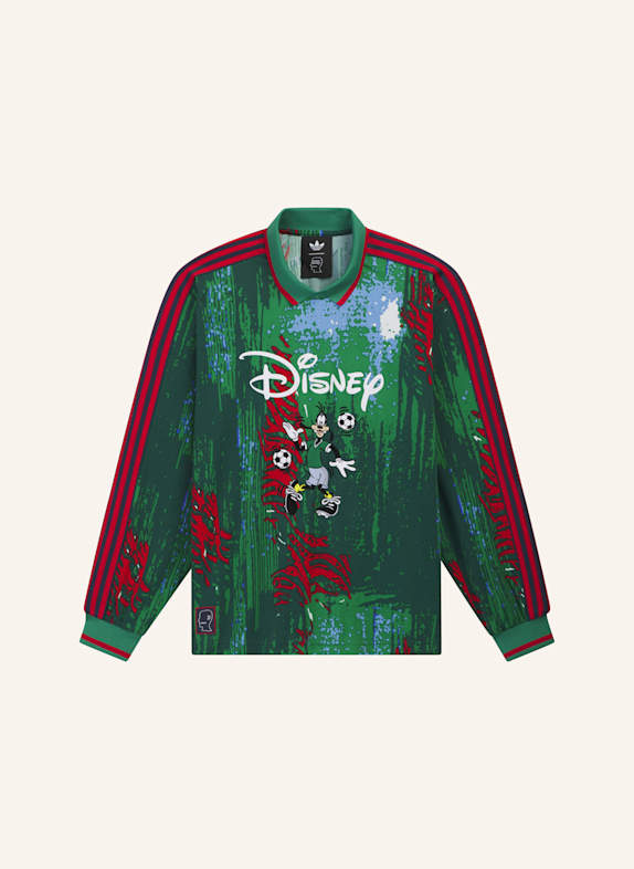 adidas Originals BRAIN DEAD DISNEY JERSEY, LANGÄRMELIG ROT/ GRÜN/ BLAU