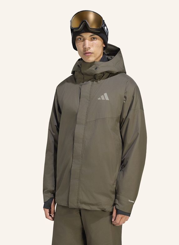 adidas TERREX TERREX MULTI CLIMAPROOF ISOLATIONSJACKE, 2-LAGIG GRÜN