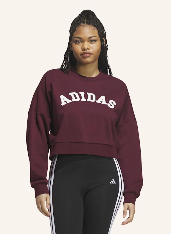 adidas CHENILLE LOGO GRAFIK SWEATSHIRT ROT