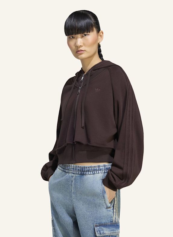 adidas Originals SST DOUBLE FRONT HOODIE BRAUN