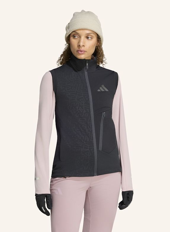adidas TERREX TERREX XPERIOR CROSS-COUNTRY SKI SOFTSHELL-WESTE SCHWARZ