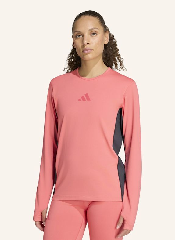 adidas TERREX TERREX MULTI BASELAYER SHIRT, SYNTHETIK PINK / DUNKELGRAU