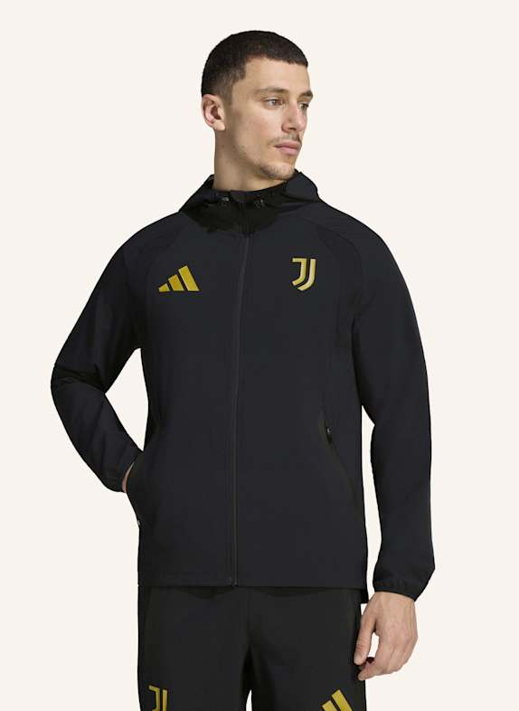 adidas JUVENTUS TURIN TIRO TRAVEL WINDBREAKER SCHWARZ