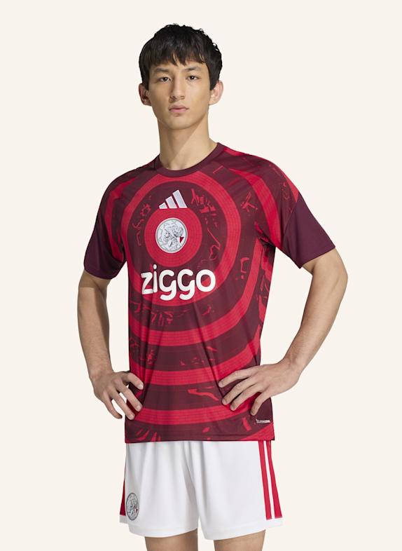 adidas AJAX AMSTERDAM 26/27 PRE-MATCH SHIRT ROT