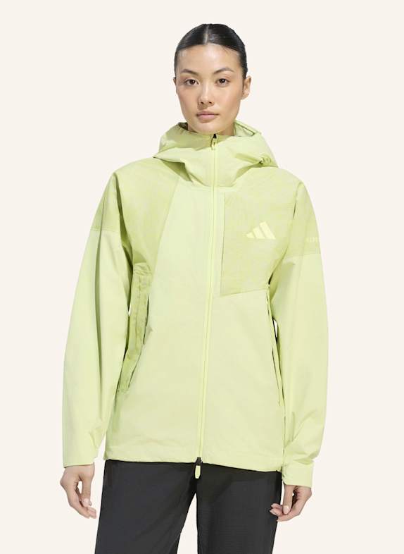 adidas TERREX TERREX XPERIOR 2.5 LAYER HYBRID PRIMEKNIT CLIMAPROOF JACKE HELLGELB