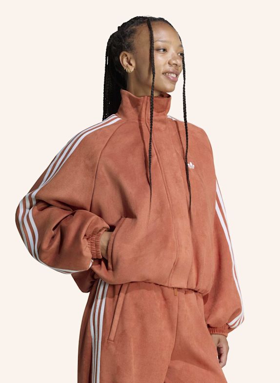 adidas Originals ADILENIUM SEASON 6 TRACK TOP, KUNSTWILDLEDER ROT