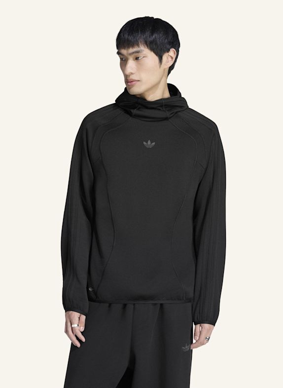adidas Originals TEAMGEIST 26 CUTLINE BALAKLAVA HOODIE SCHWARZ