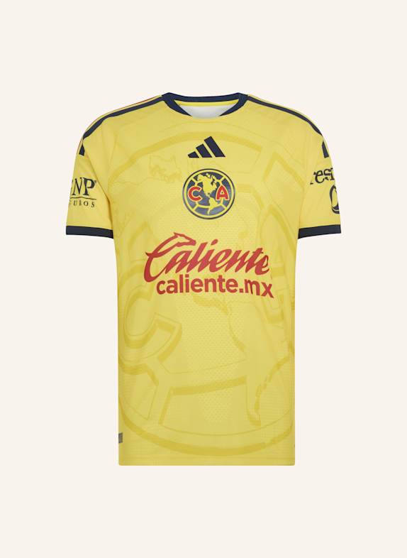 adidas CLUB AMÉRICA 26/27 AUTHENTIC HEIMTRIKOT GELB/ BLAU