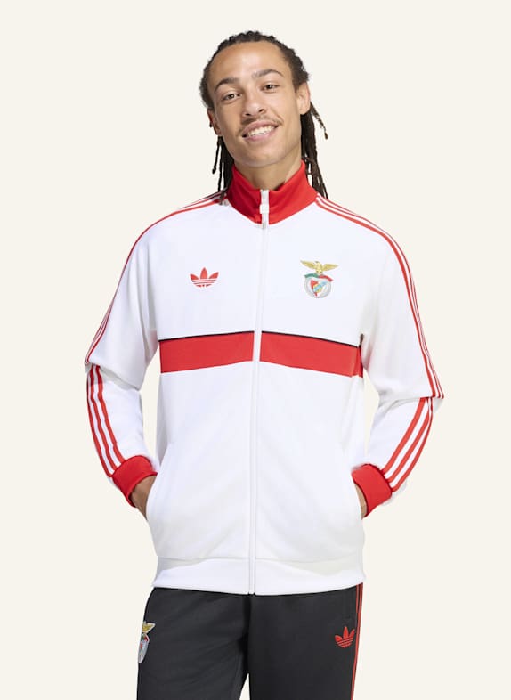 adidas BENFICA LISSABON ORIGINALS JACKE WEISS