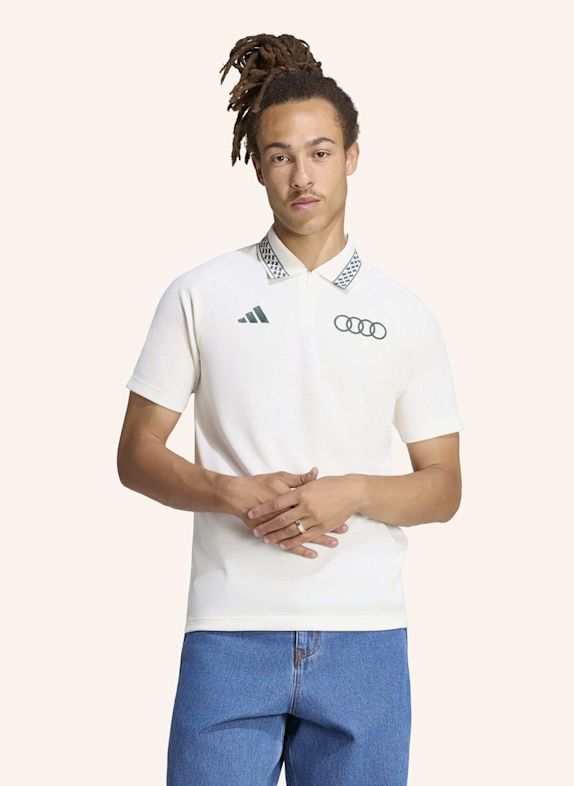 adidas AUDI REVOLUT FORMULA ONE TEAM SAMPA SOUL POLOSHIRT WEISS