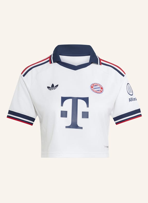 adidas FC BAYERN MÜNCHEN 26/27 AUSWÄRTSTRIKOT, KÜRZER GESCHNITTEN WEISS