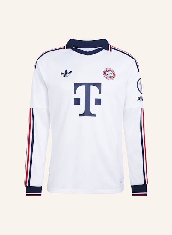adidas FC BAYERN MÜNCHEN 26/27 AUTHENTIC AUSWÄRTSTRIKOT, LANGÄRMELIG WEISS