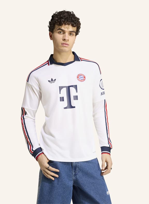 adidas FC BAYERN MÜNCHEN 26/27 AUSWÄRTSTRIKOT, LANGÄRMELIG WEISS